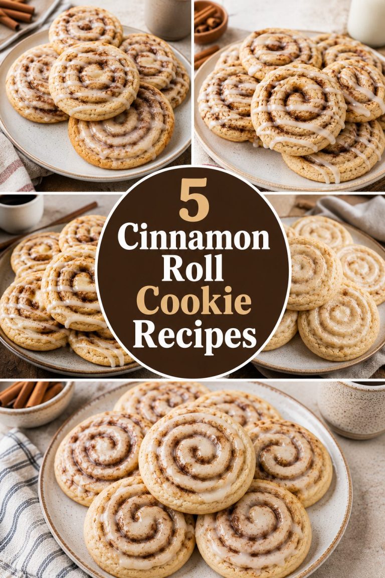 5 Cinnamon Roll Cookie Recipes