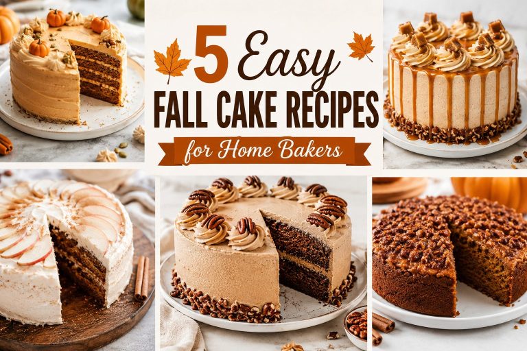 5 Easy Fall Cake Recipes for Home Bakers