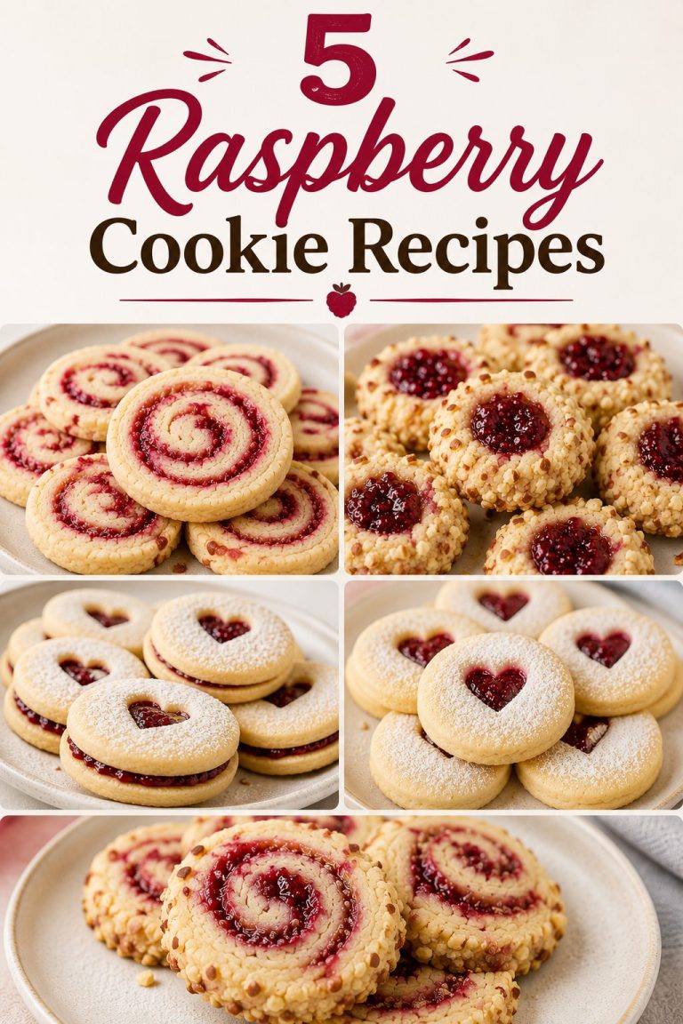5 Raspberry Cookie Recipes