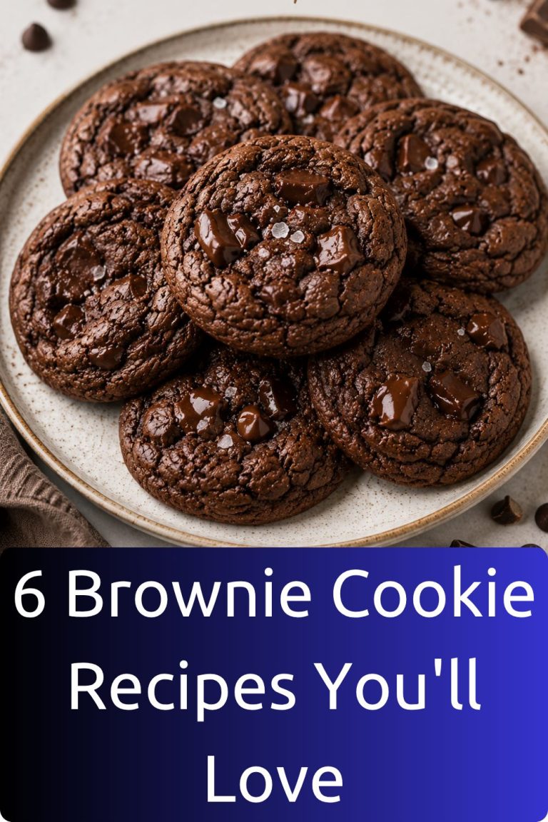 6 Brownie Cookie Recipes You'll Love