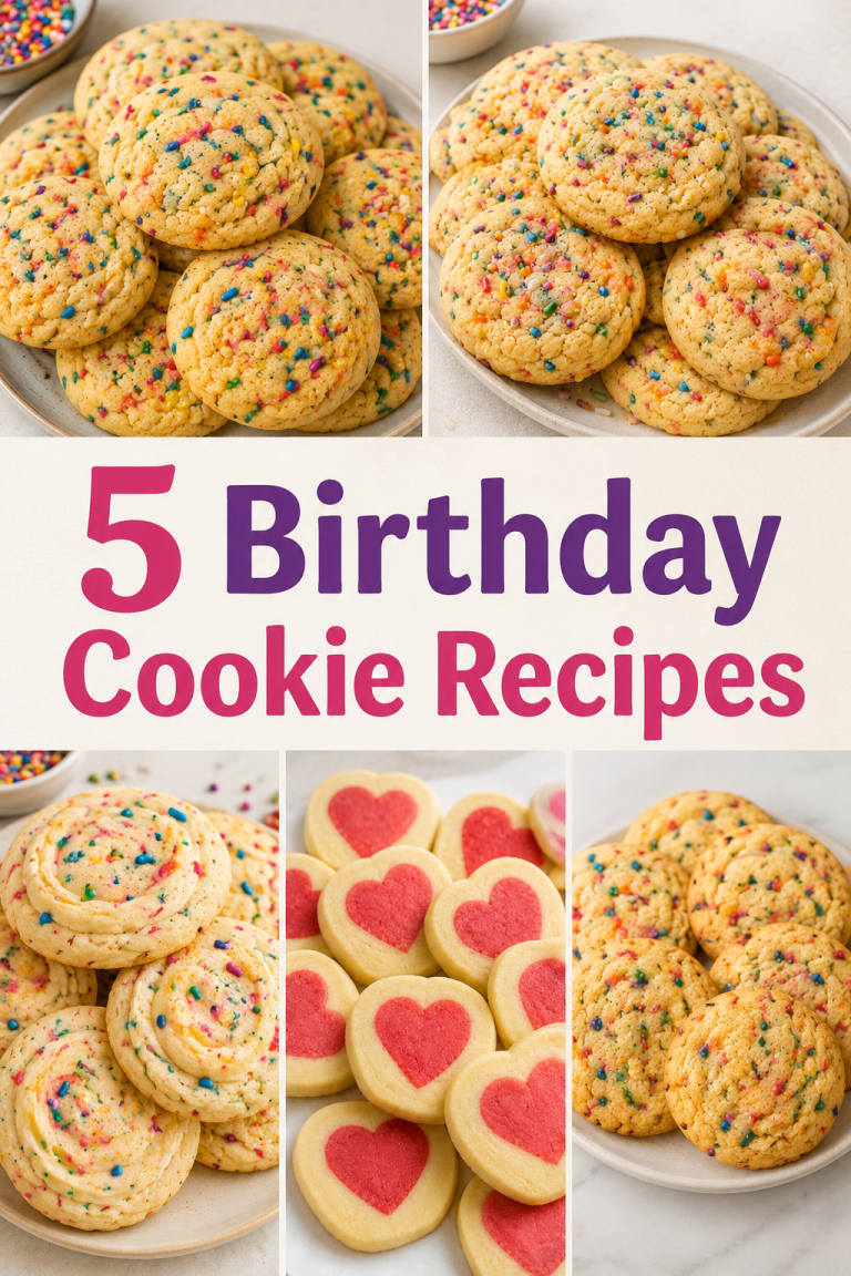 5 Birthday Cookie Recipes