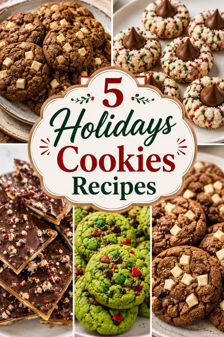 5 Holidays Cookie Recipes