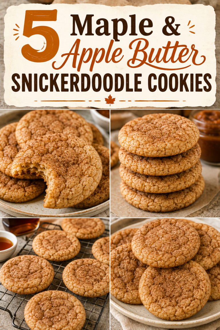 5 Maple & Apple Butter Snickerdoodle Cookies Everyone Will Love with cozy flavors, soft texture, and easy baking steps for home bakers.