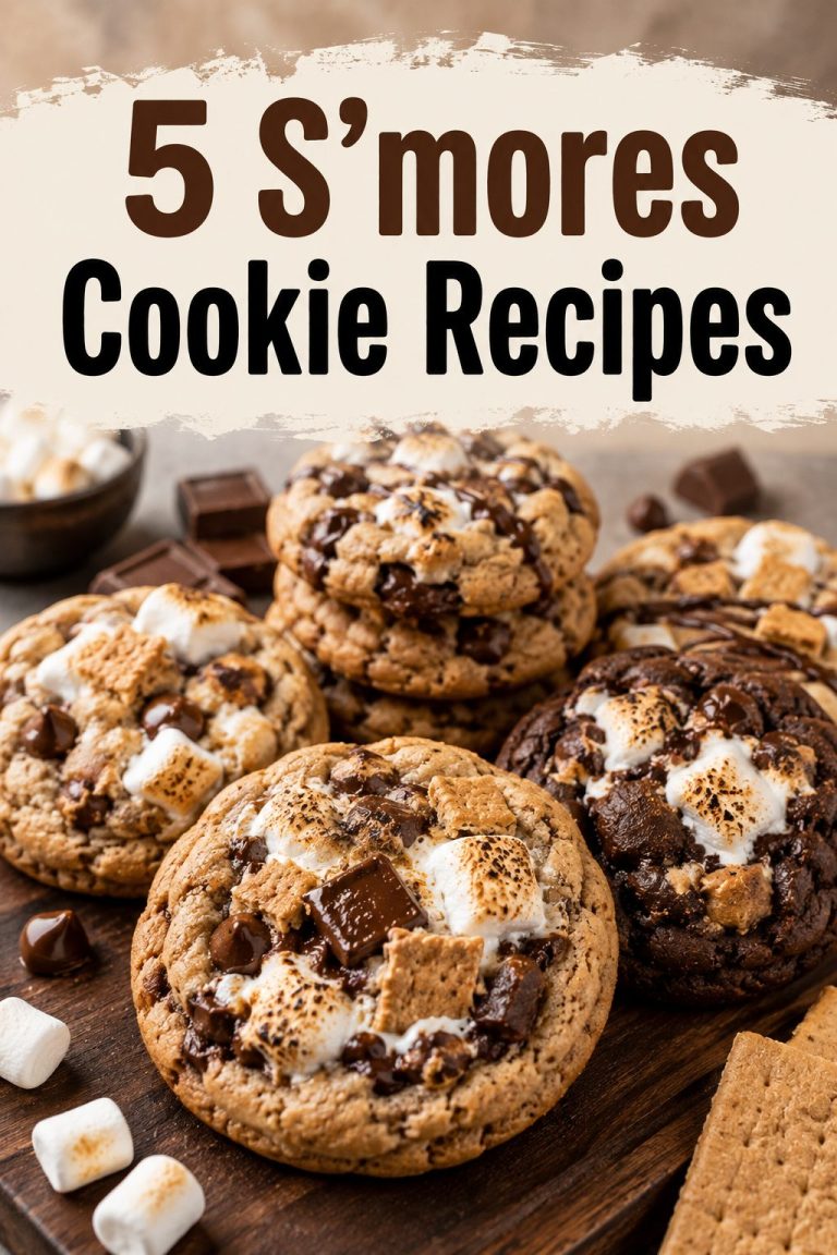 5 S'mores Cookie Recipes
