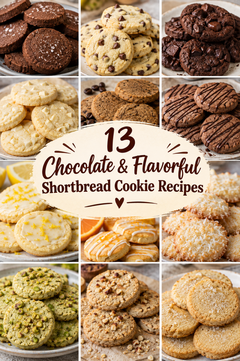 13 Chocolate & Flavorful Shortbread Cookie Recipes