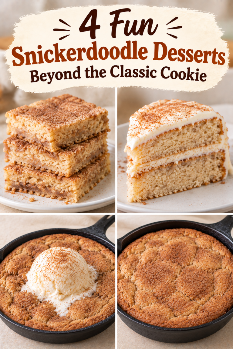 4 Fun Snickerdoodle Desserts Beyond the Classic Cookie