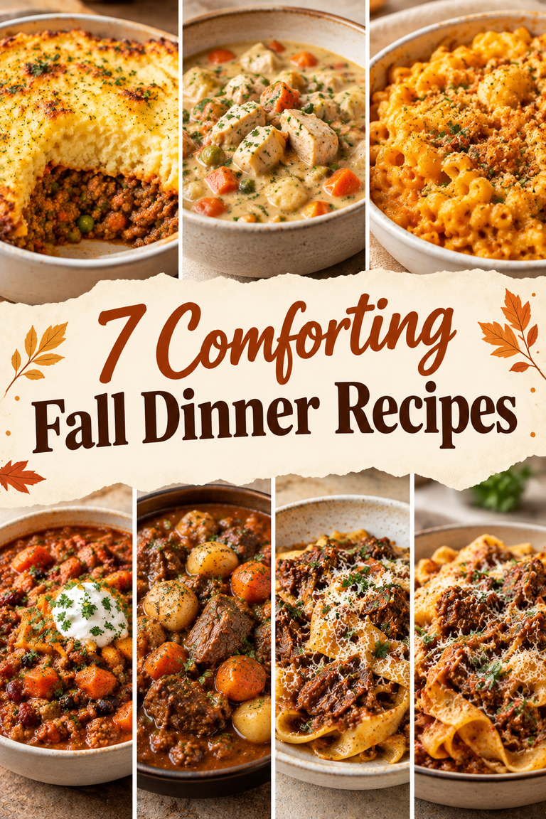 7 Comforting Fall Dinner Recipes for Cozy Nights