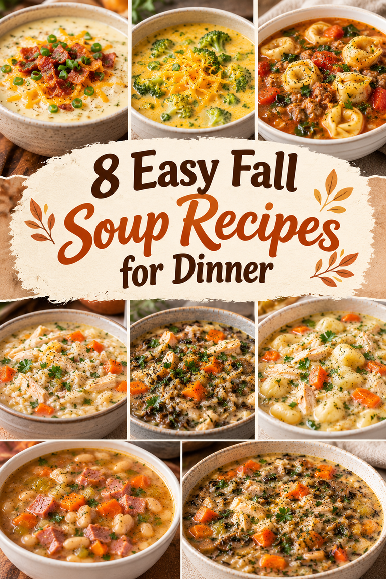 8 Easy Fall Soup Recipes for Dinner
