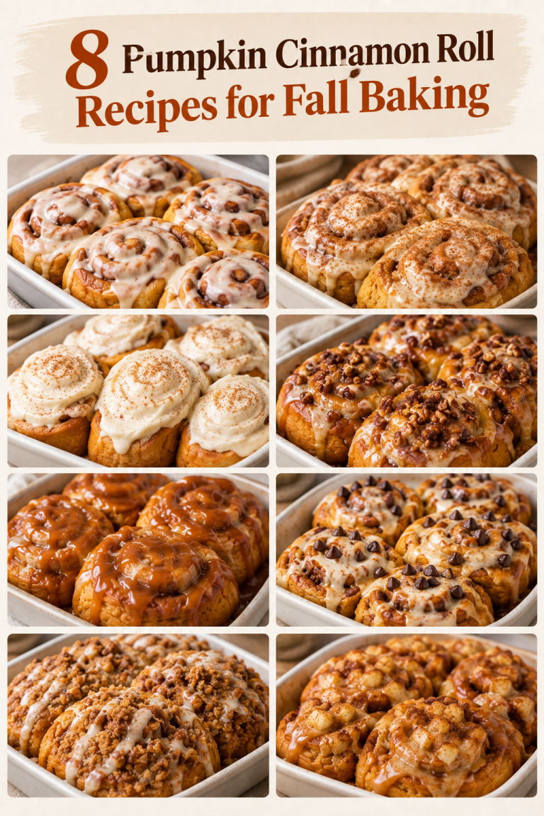 8 Pumpkin Cinnamon Roll Recipes for Fall Baking
