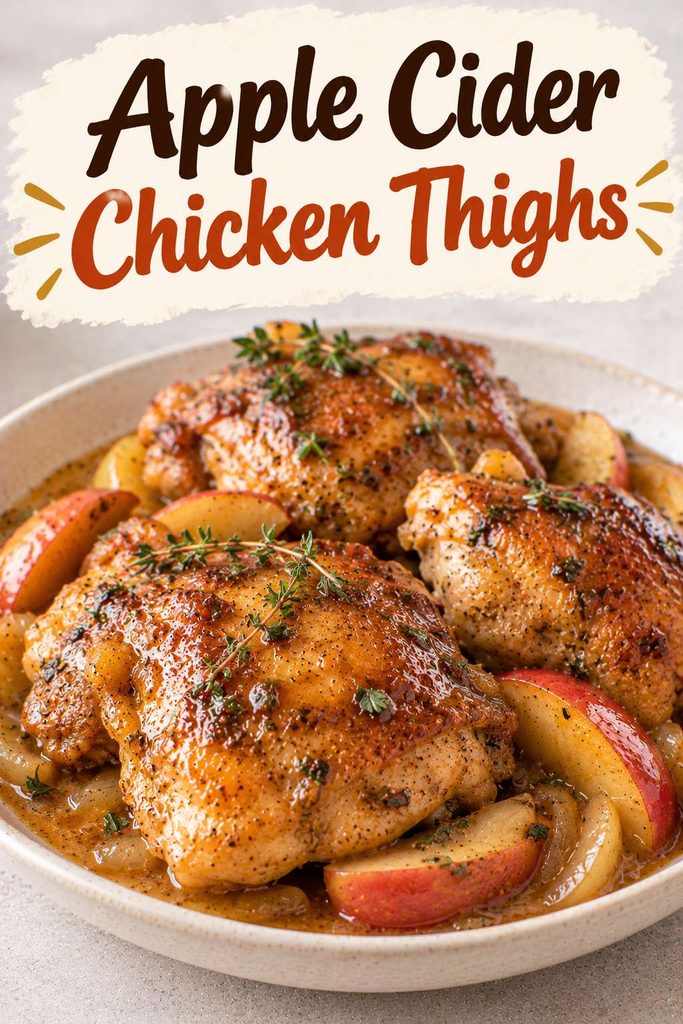 Apple Cider Chicken Thighs