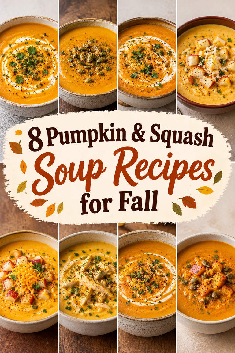 Autumn Pumpkin and Squash Soup Collection