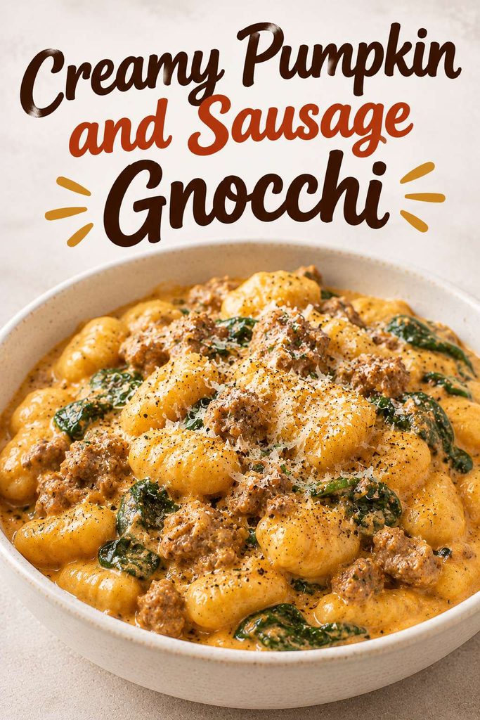 Creamy Pumpkin and Sausage Gnocchi